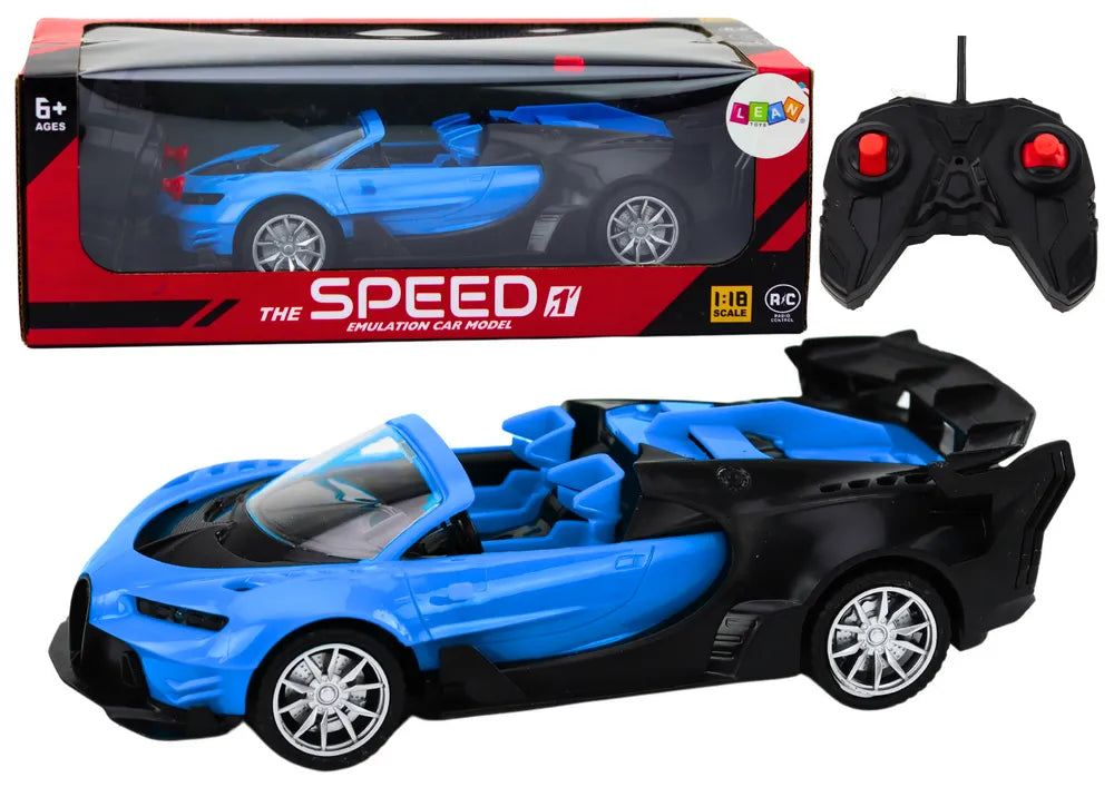 RC sportinis automobilis 1:18 mėlynas