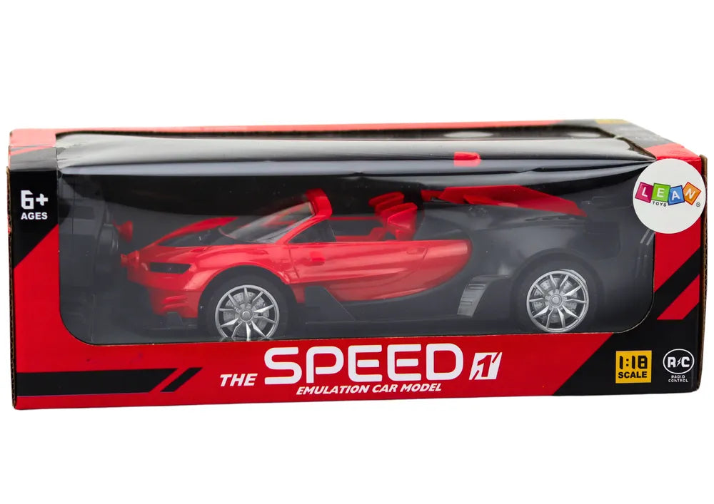 RC sportinis automobilis 1:18 raudonas
