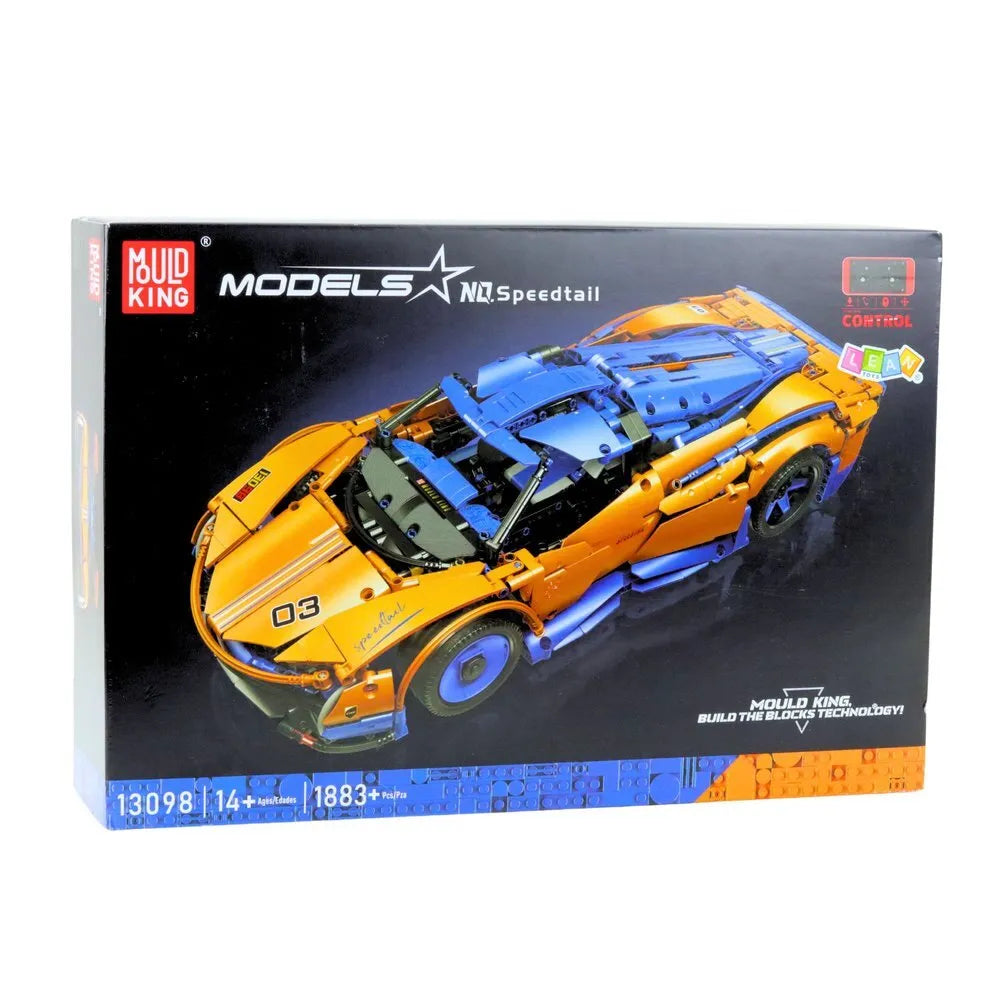 RC sportinis automobilis iš 1883 detalių
