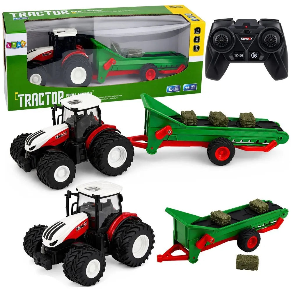 RC traktorius su konvejerio priekaba 1:24