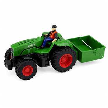 RC traktorius su krovininiu priekabos konteineriu 1:24