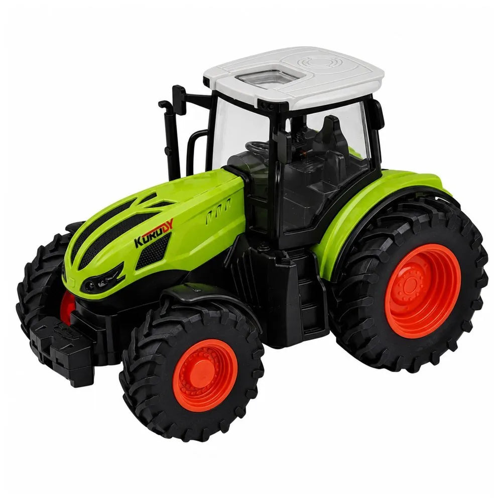 RC traktorius su miško priekaba ir rąstų griebtuvu 1:24