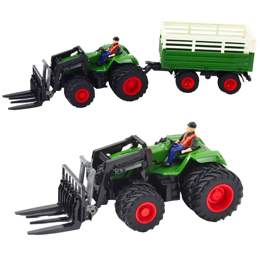 RC traktorius su priekaba 1:24