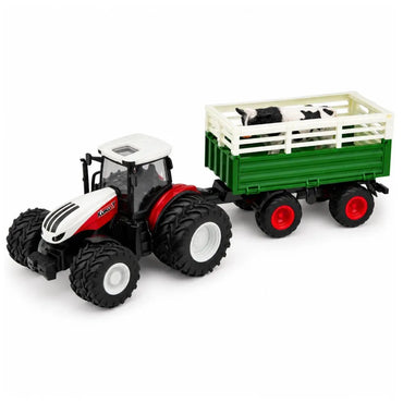 RC traktorius su priekaba ir karve 1:24