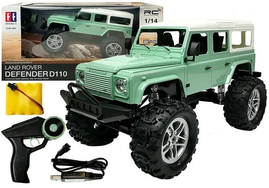 RC visureigis Jeep 1:14, žalias – 7.5 km/h