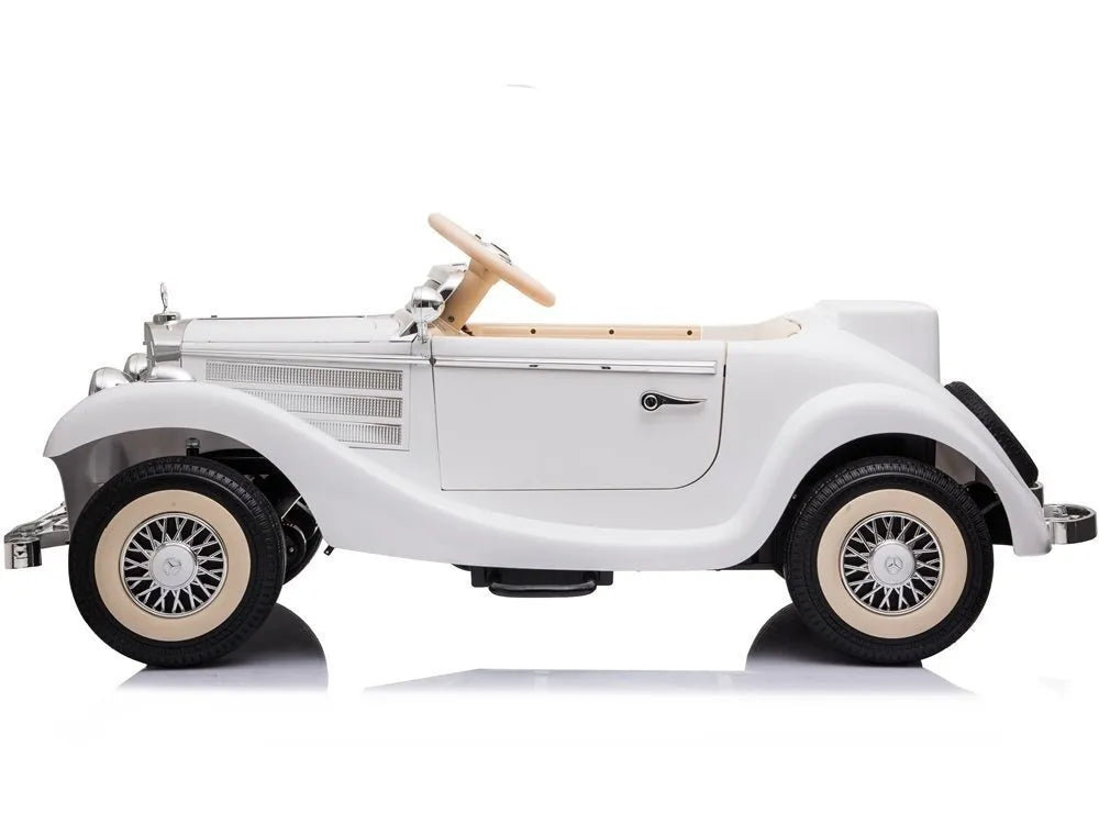 Retro Mercedes‑Benz 540K – licencijuotas elektromobilis vaikams