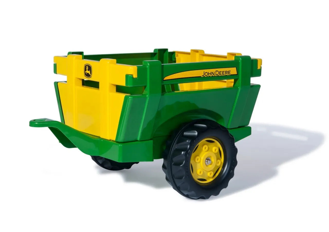 „Rolly Toys“ John Deere RollyTrailer ūkio priekaba su atidaromais šonais