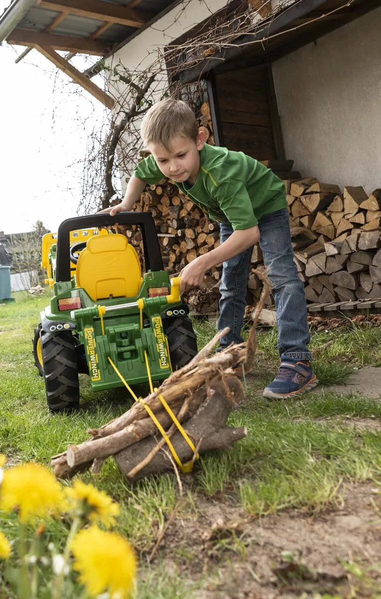„Rolly Toys“ rollyPowerwinch John Deere traktoriaus gervė