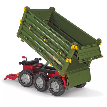 Rolly Toys rollyTrailer didelė priekaba, 3 ašių, daugiafunkcė priekaba