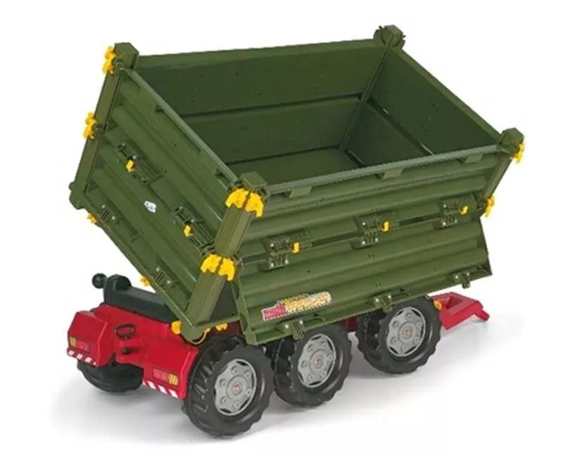 Rolly Toys rollyTrailer didelė priekaba, 3 ašių, daugiafunkcė priekaba