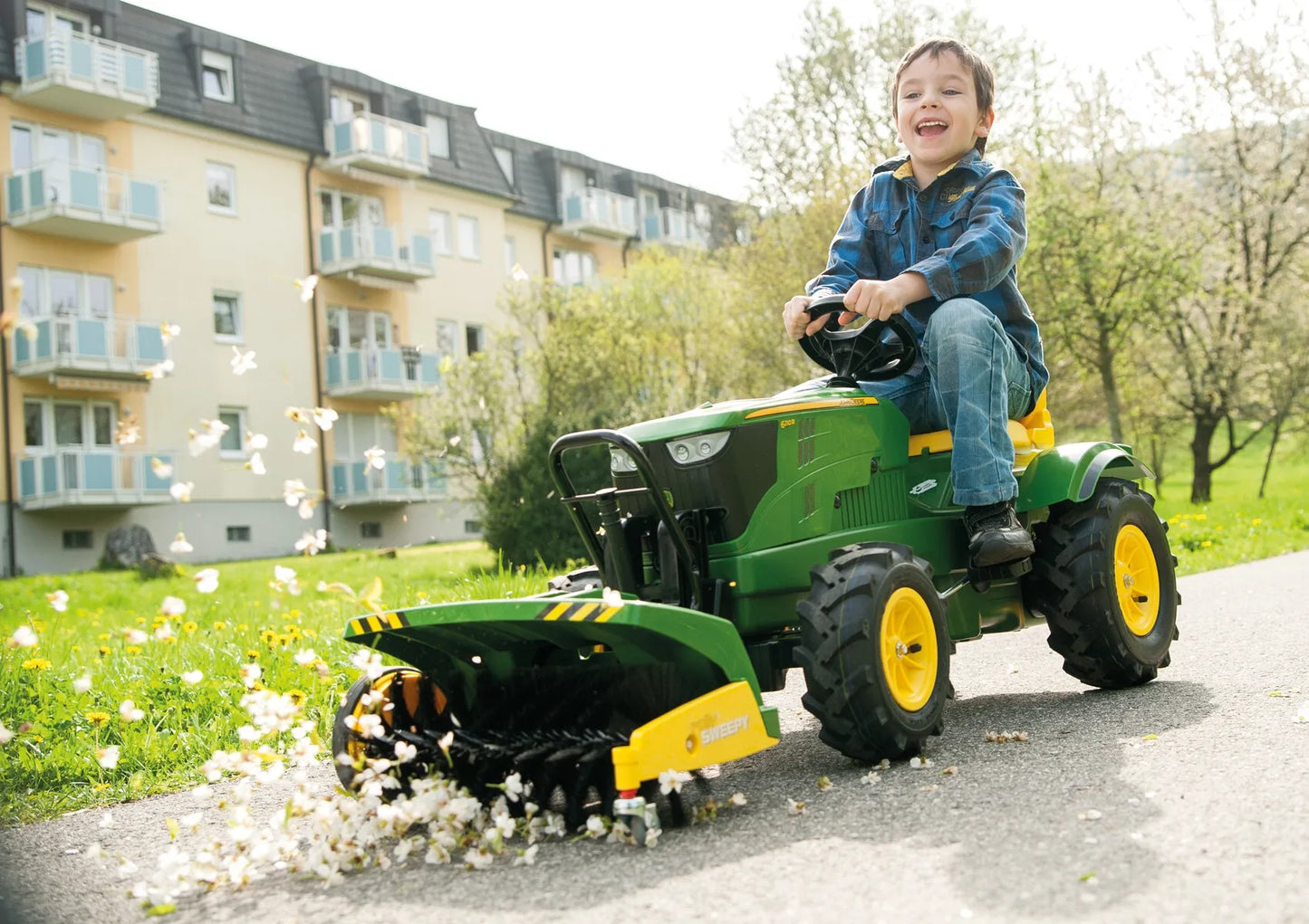 „Rolly Toys“ traktoriaus šluota