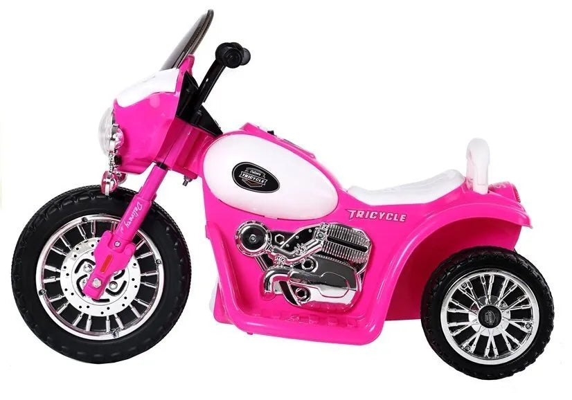 Rožinis elektrinis motociklas JT568 vaikams