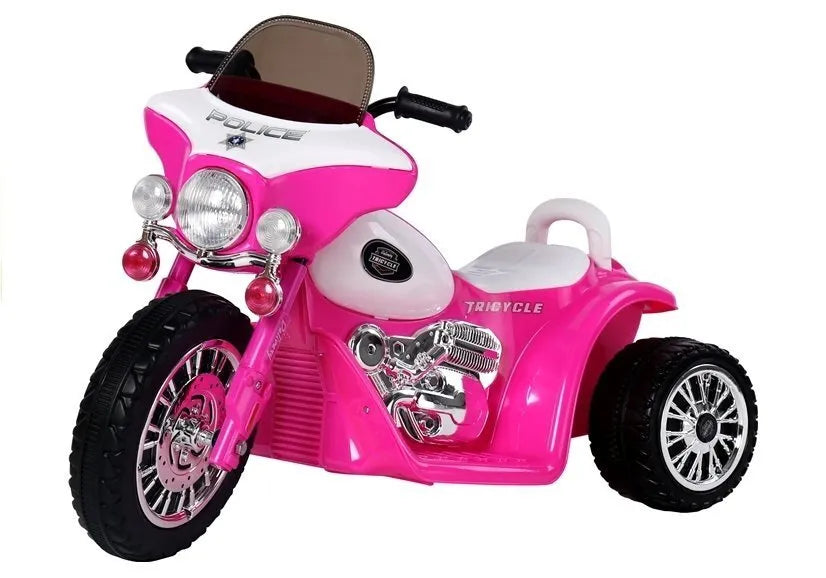 Rožinis elektrinis motociklas JT568 vaikams