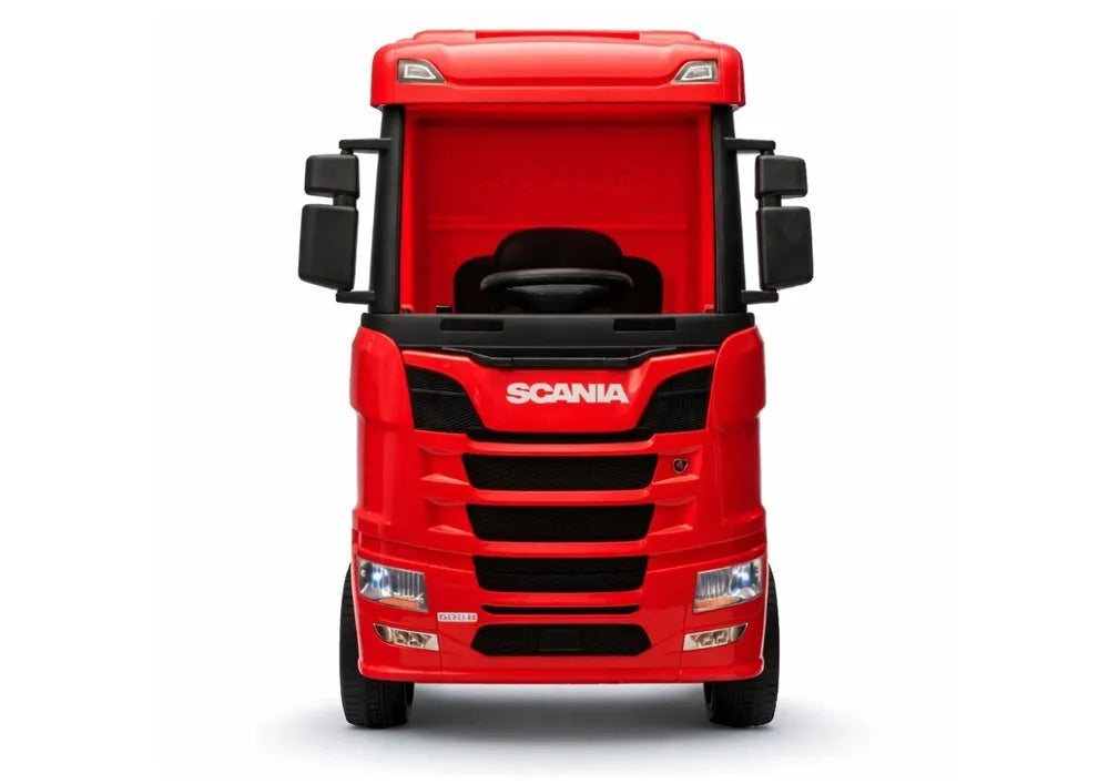 SCANIA 500R HL698 akumuliatorinis automobilis, raudonas, 4×4
