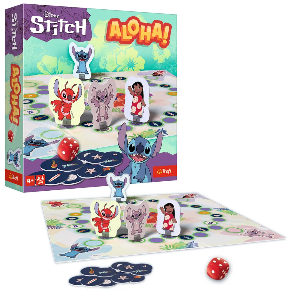 Šeimos stalo žaidimas „Aloha!“ – Lilo & Stitch pasaulis
