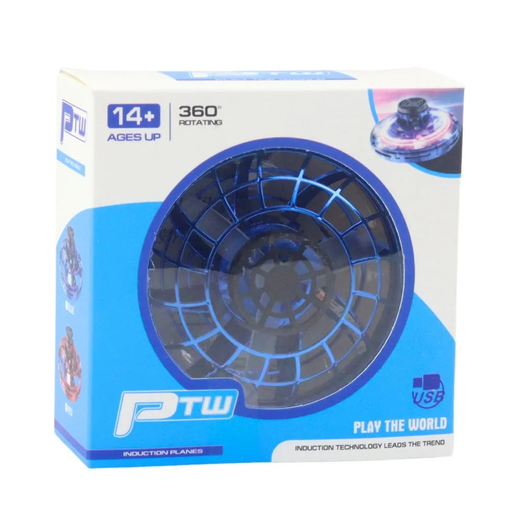 Skraidantis UFO žaislas su LED ir USB