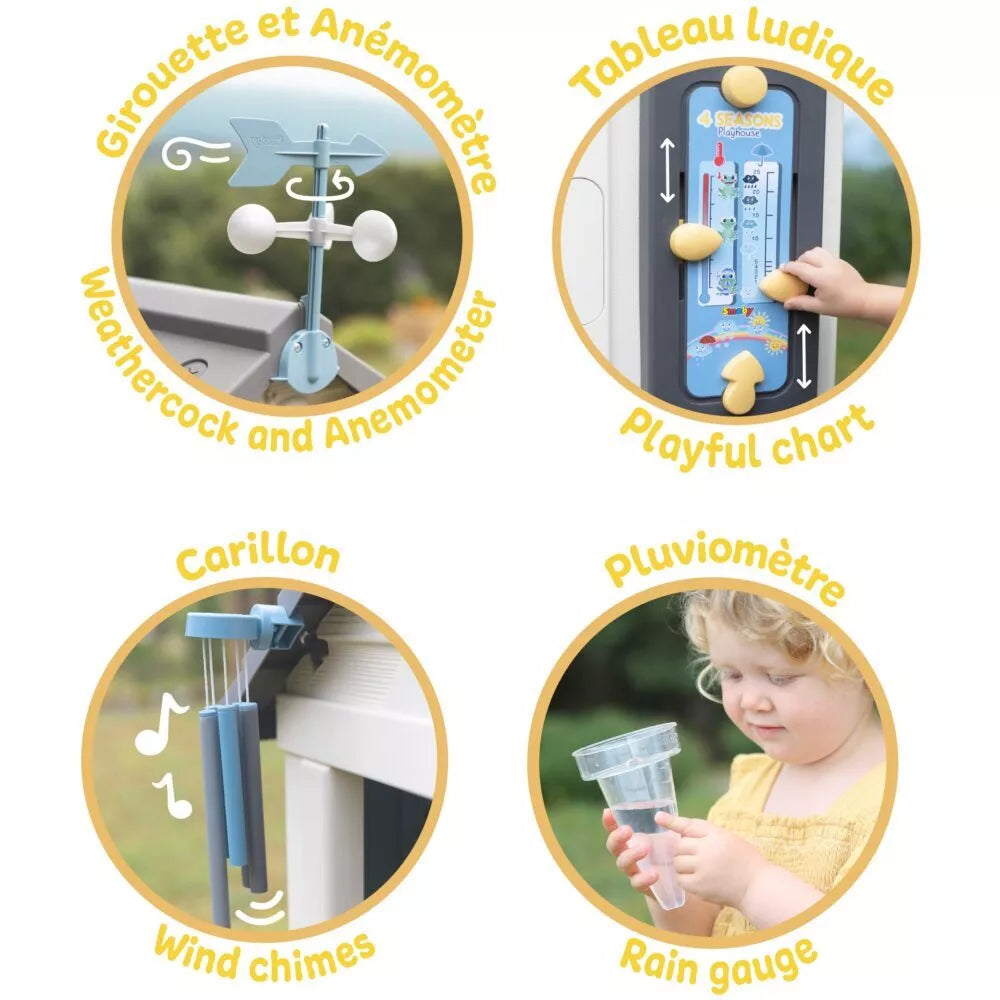 SMOBY sodo namelis 4 metų laikai