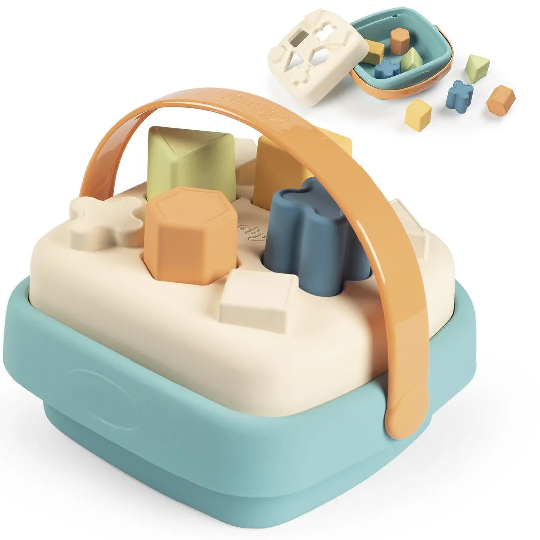 Smoby Green rūšiavimo kibirėlis – ekologiškas formelių rūšiuoklis iš cukranendrių bioplastiko