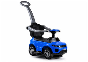 SPORT CAR mėlyna paspirtuko mašinėlė vaikams
