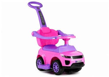 SPORT CAR rožinė paspirtuko mašinėlė vaikams