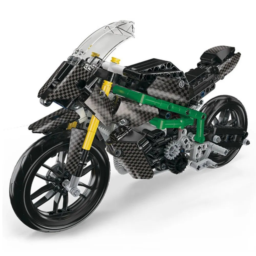 Sportinio motociklo konstruktorius iš 656 detalių