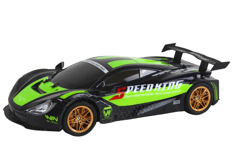 Sportinis RC automobilis 1:10 – žalia/juoda, 25 km/h