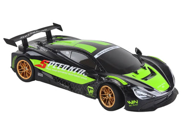 Sportinis RC automobilis 1:10 – žalia/juoda, 25 km/h