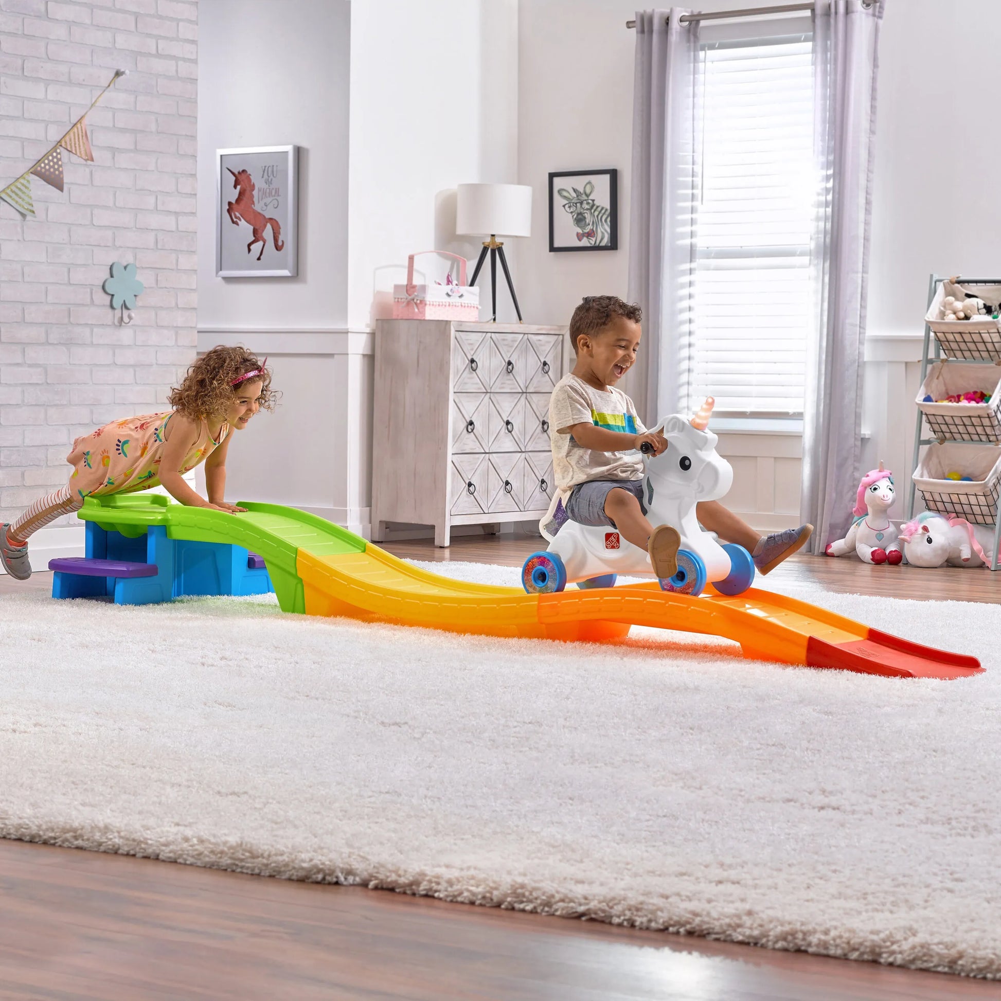 Step2 vienaragio kalnelis vaikams – 2,7 m trasa, šviesos ir garsai
