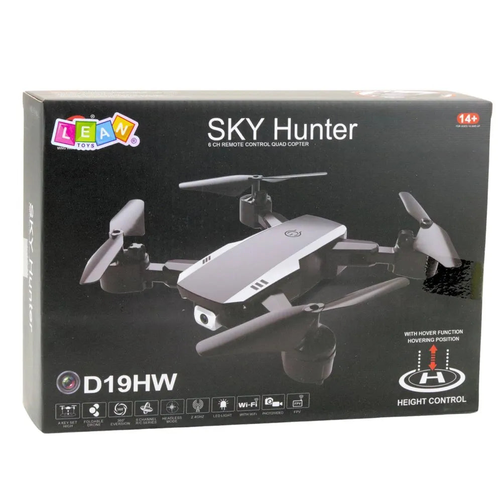 Sulankstomas dronas su Wi‑Fi kamera ir 15 min. skrydžiu