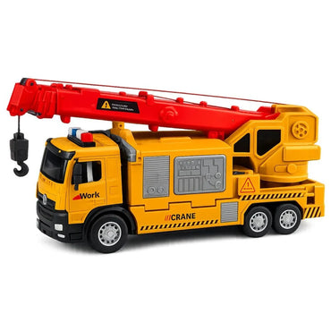 Sunkvežimis su kranu ir transporteriu