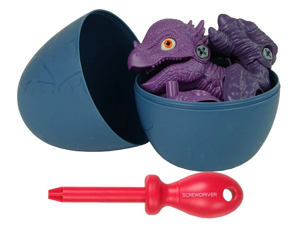 Surenkamas dinozauras Stygimoloch su kiaušiniu