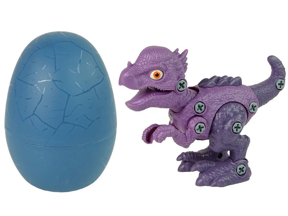 Surenkamas dinozauras Stygimoloch su kiaušiniu