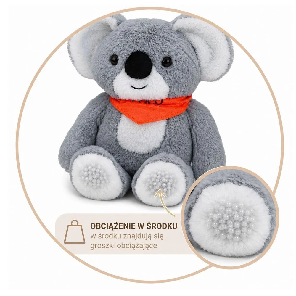 Svorinė koala 1.3 kg – terapinis pliušinis žaislas sensorinei ramybei