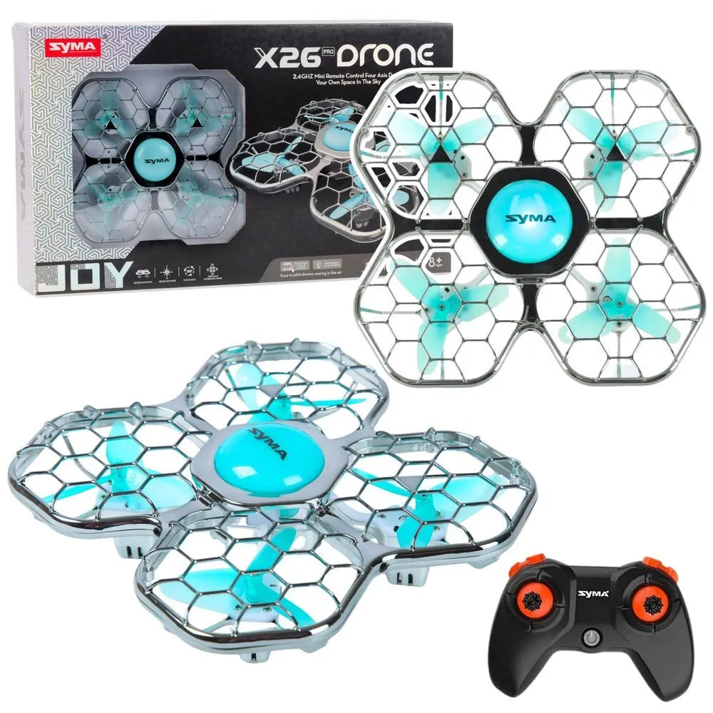 Syma X26 Pro dronas su apsauga
