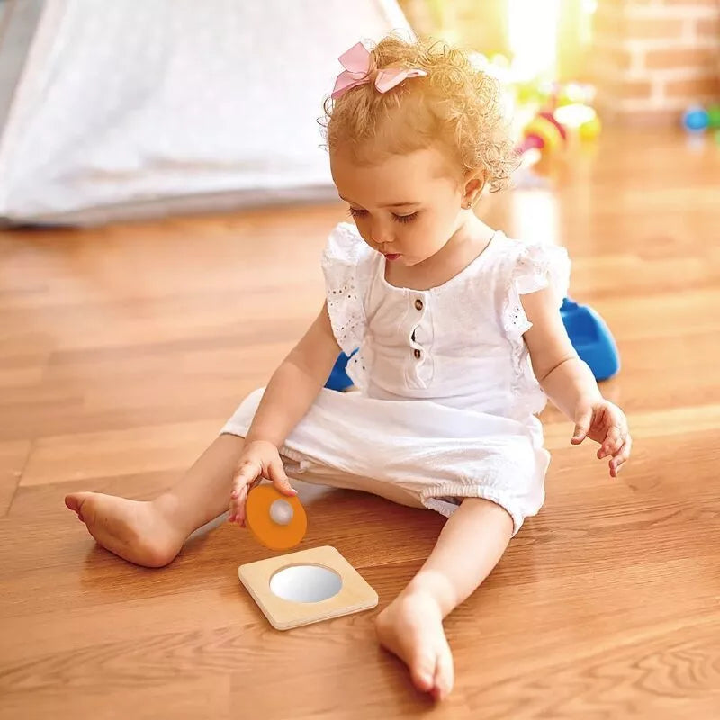 TOOKY TOY Žaislų dėžutė XXL Montessori edukacinė 5in1 sensorinė dėžutė 11-12 mėnesių