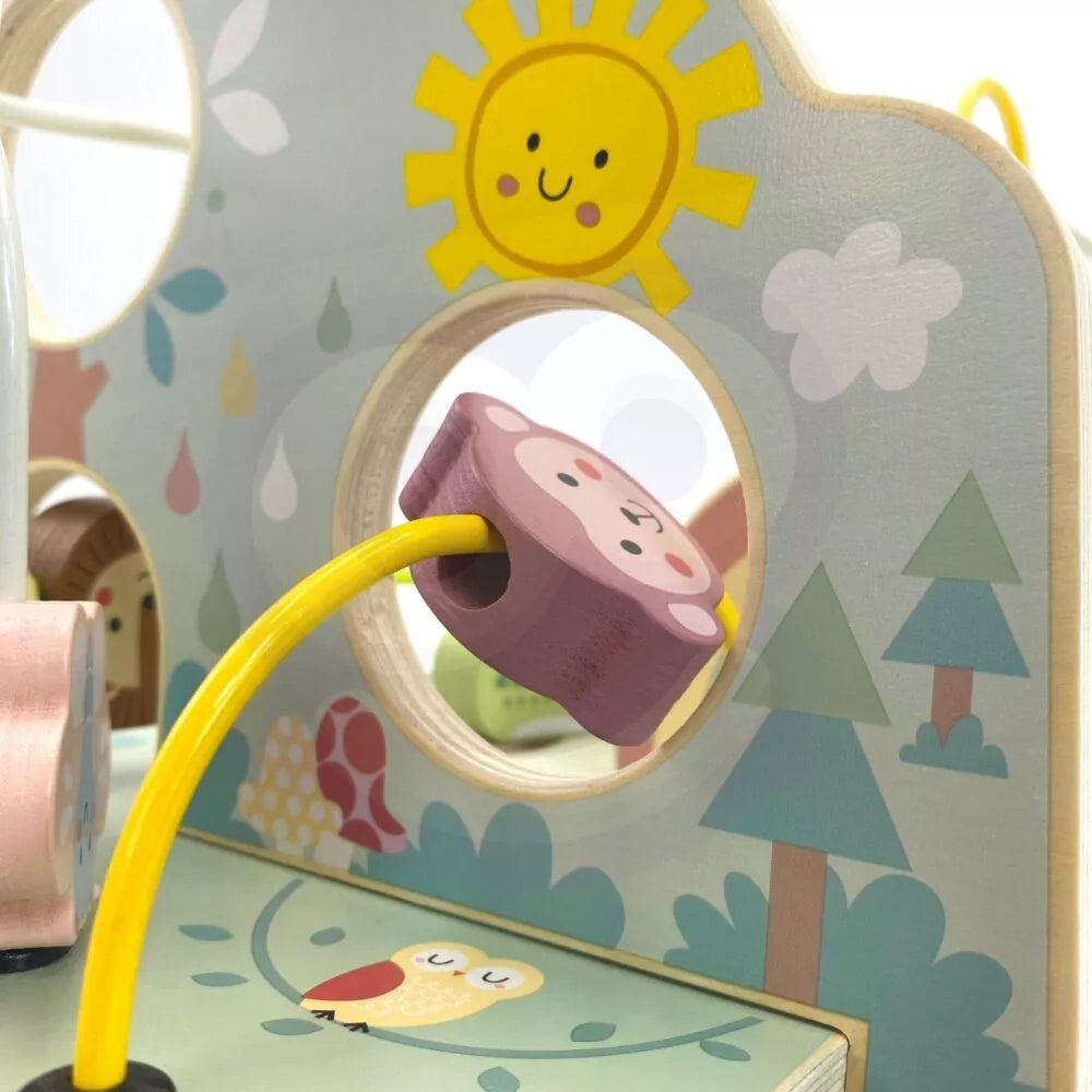 TOOKY TOY medinis variklio kilpos miško labirintas