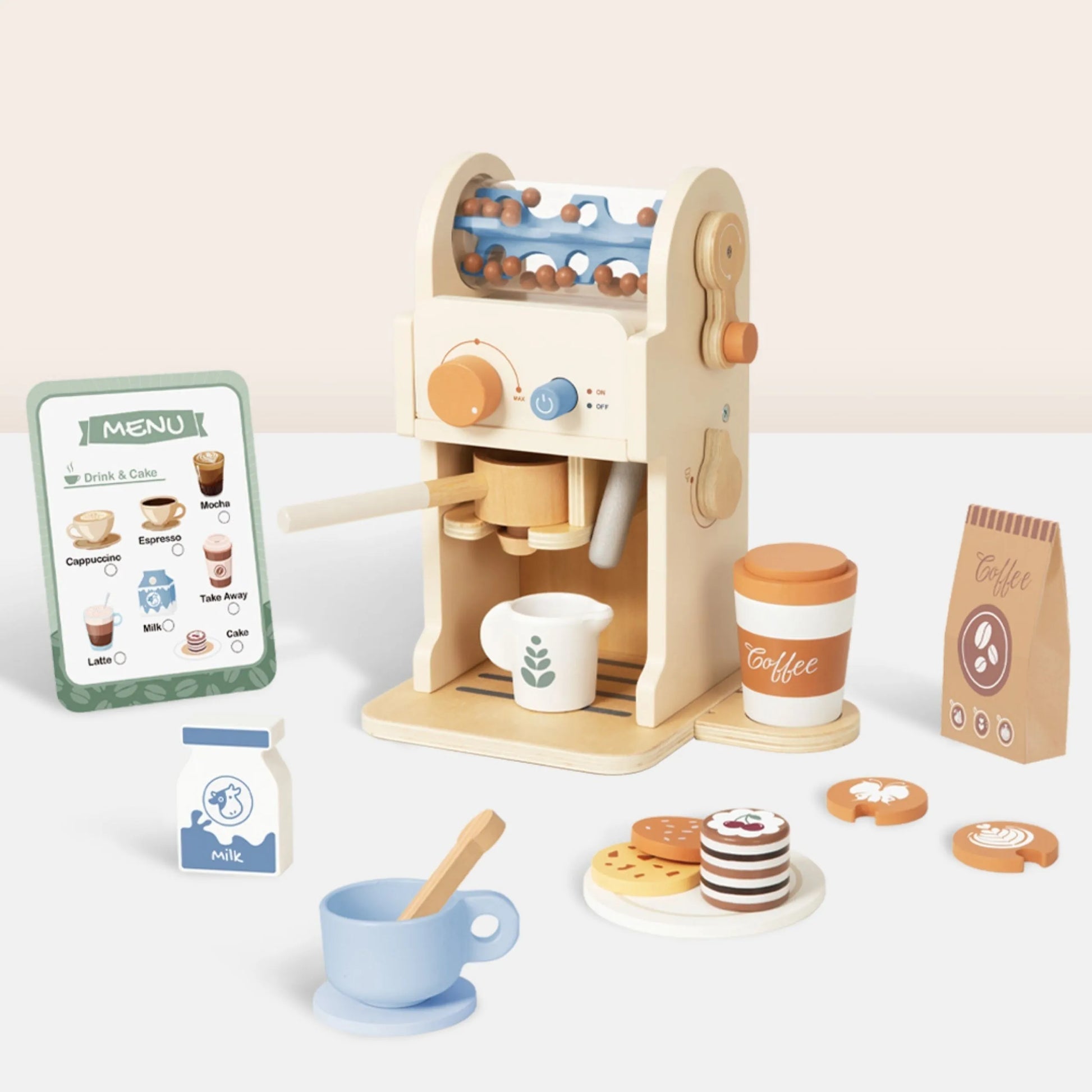 TOOKY TOY“ medinis kavos rinkinys – „Barista Express“