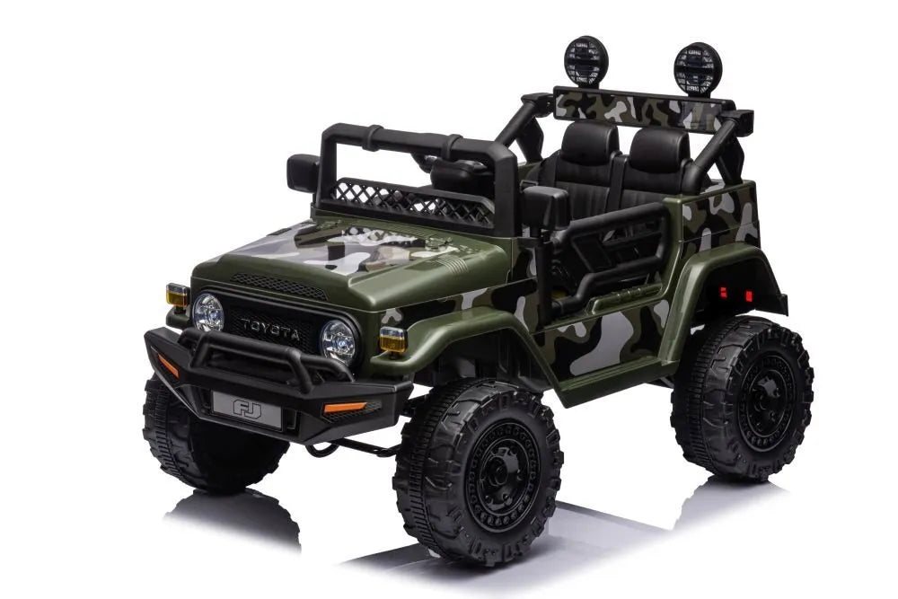 Toyota FJ JJ2099 – moro spalvos 4×4 vaikiškas elektromobilis