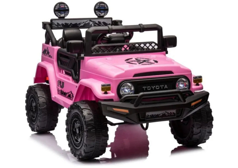 Toyota FJ JJ2099 – rožinis 4×4 vaikiškas elektromobilis