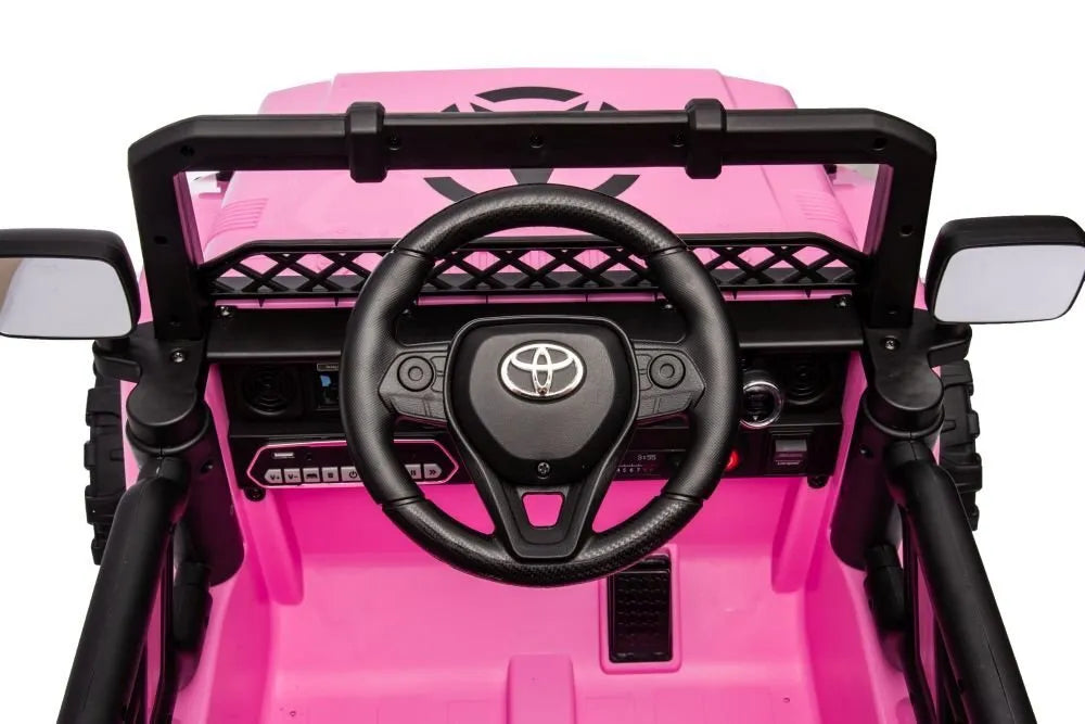Toyota FJ JJ2099 – rožinis 4×4 vaikiškas elektromobilis