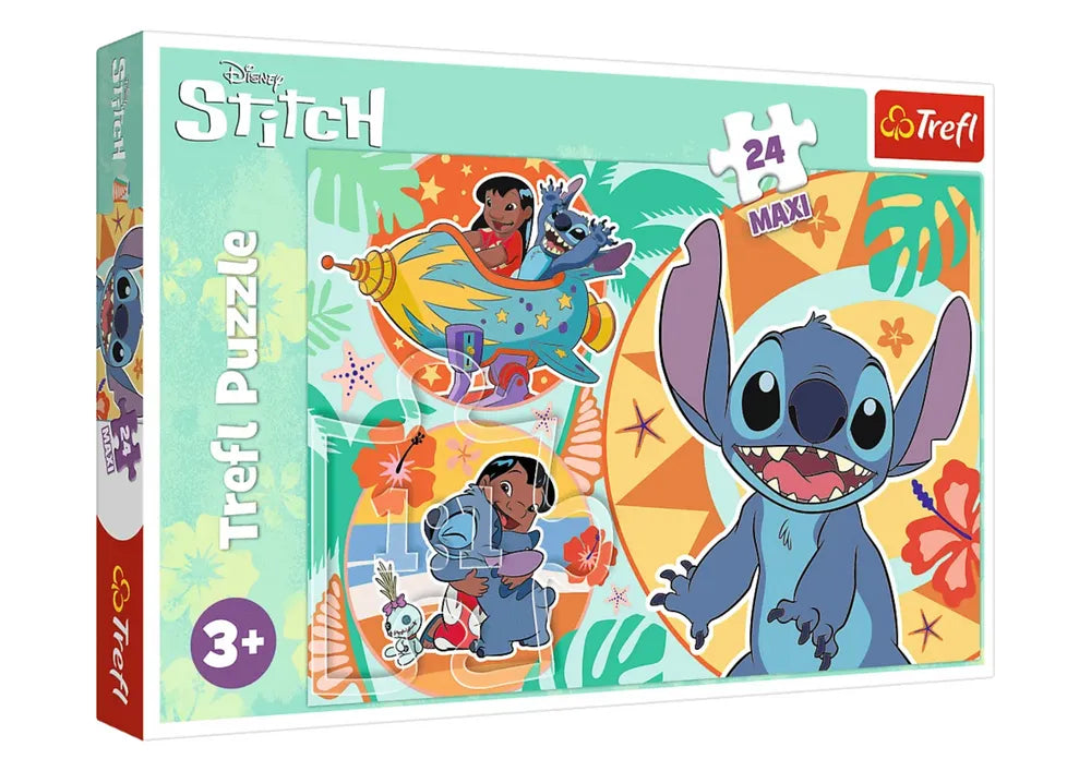 Trefl 14365 Lilo & Stitch MAXI dėlionė 24 det.