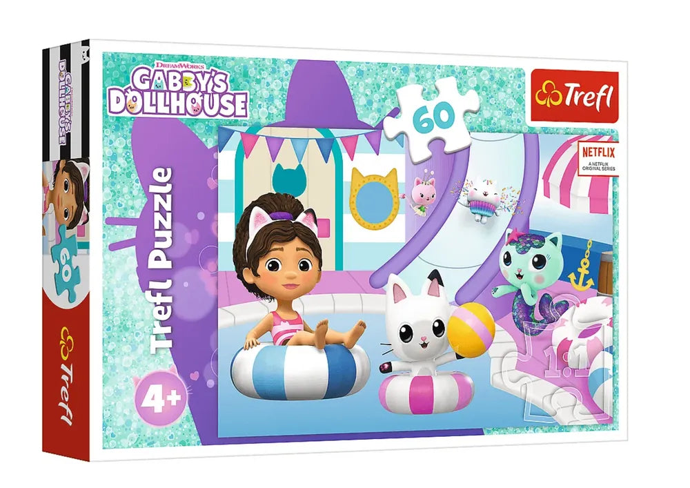 Trefl 17393 Gabby’s Dollhouse dėlionė 60 det.