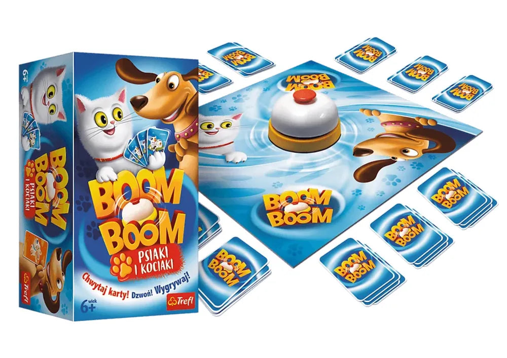 Trefl Boom Boom Dogs and Kittens šeimos žaidimas