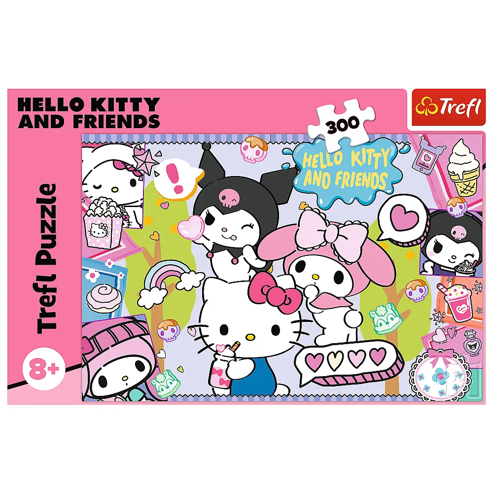 Trefl „Crazy Trio – Hello Kitty“ – 300 detalių dėlionė