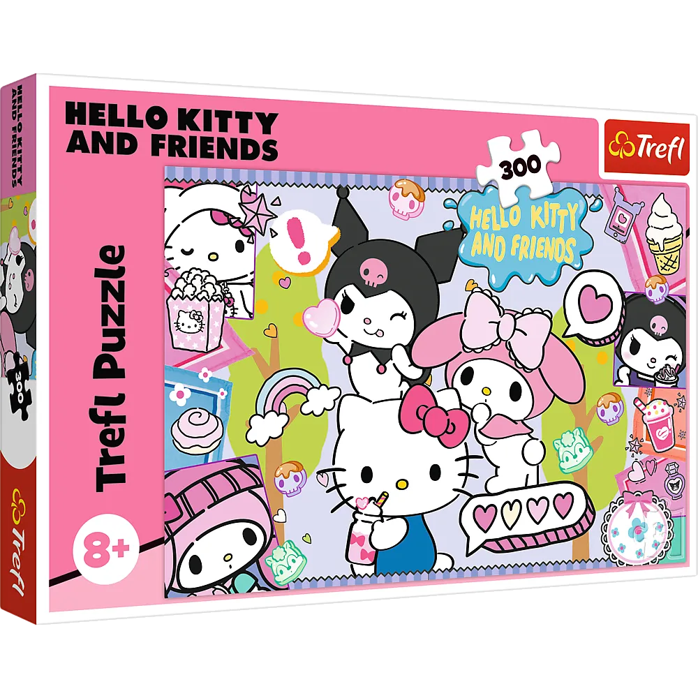 Trefl „Crazy Trio – Hello Kitty“ – 300 detalių dėlionė