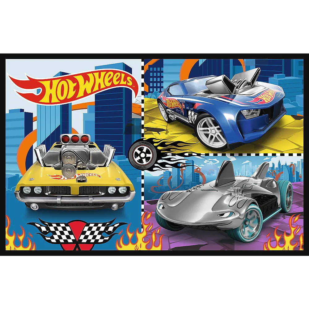 Trefl „Hot Wheels automobiliai“ – 2×70 det. dėlionės
