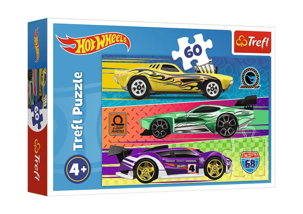 Trefl Hot Wheels dėlionė 60 det