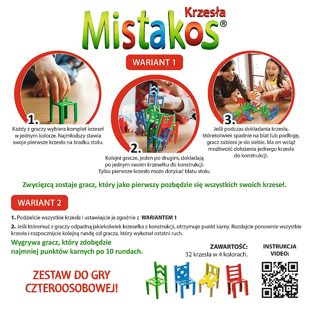 Trefl „Mistakos: Kėdutės“ – vikrumo žaidimas