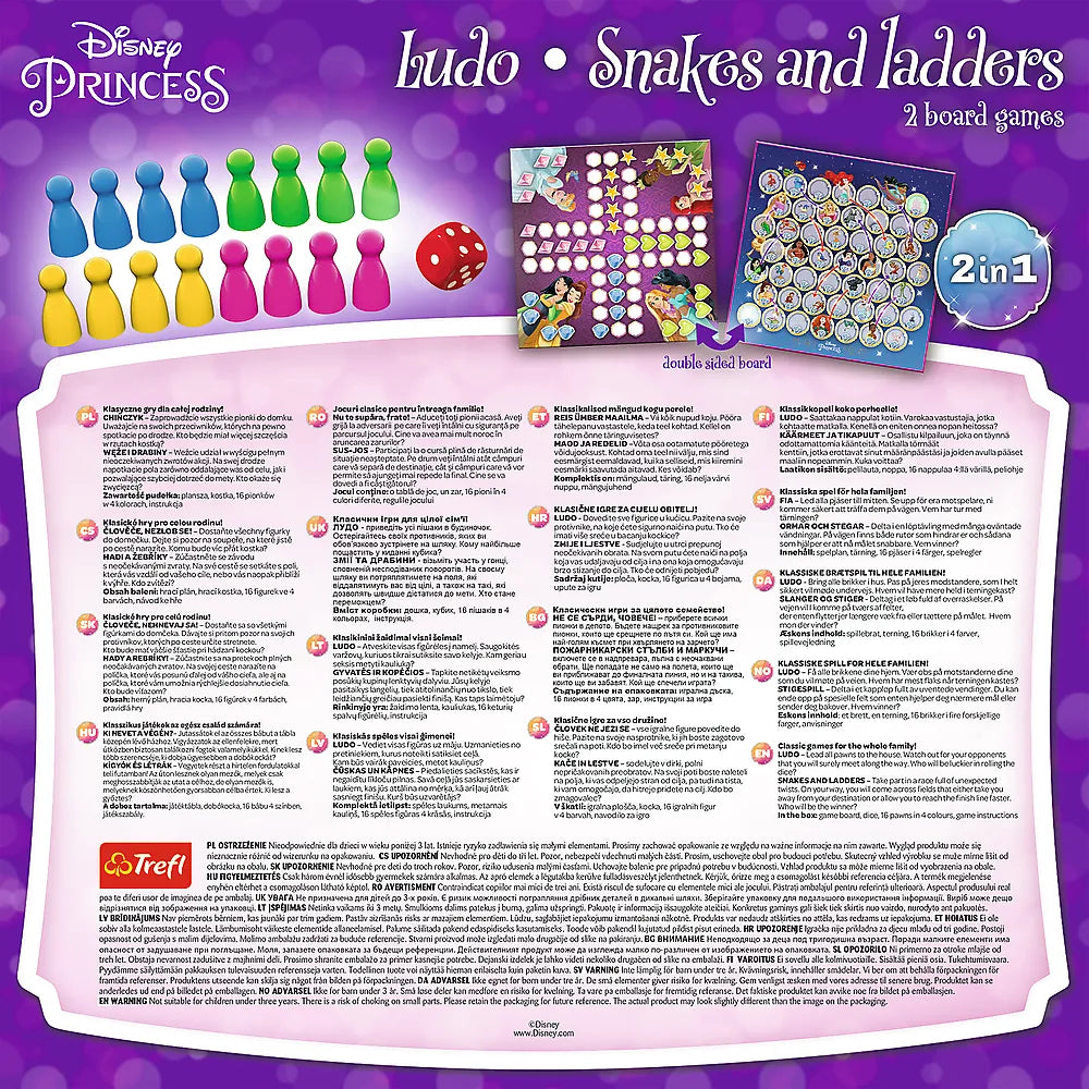 Trefl Princesės – 2in1 stalo žaidimas