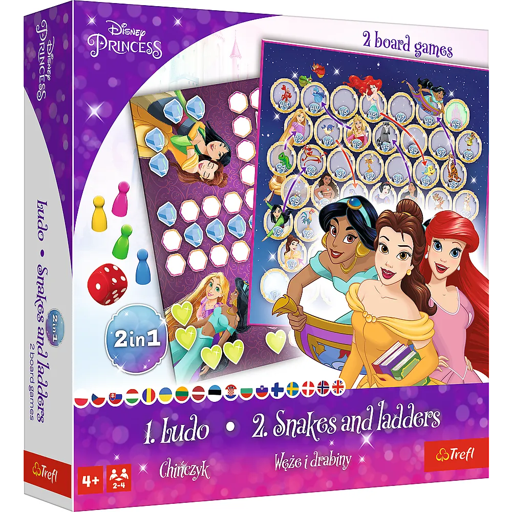 Trefl Princesės – 2in1 stalo žaidimas